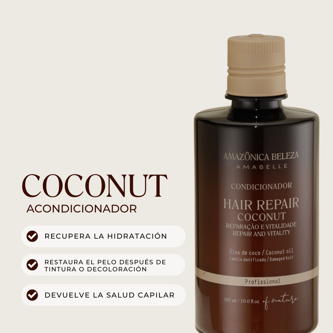 Acondicionador Hair Repair Coconut, Reparación
