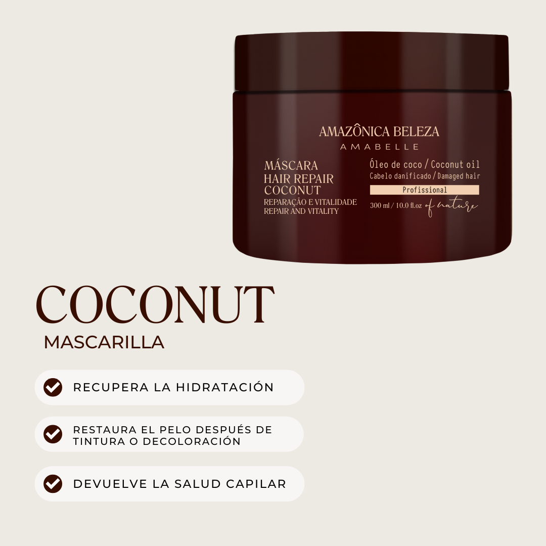 Mascarilla Hair Coconut, Reparación
