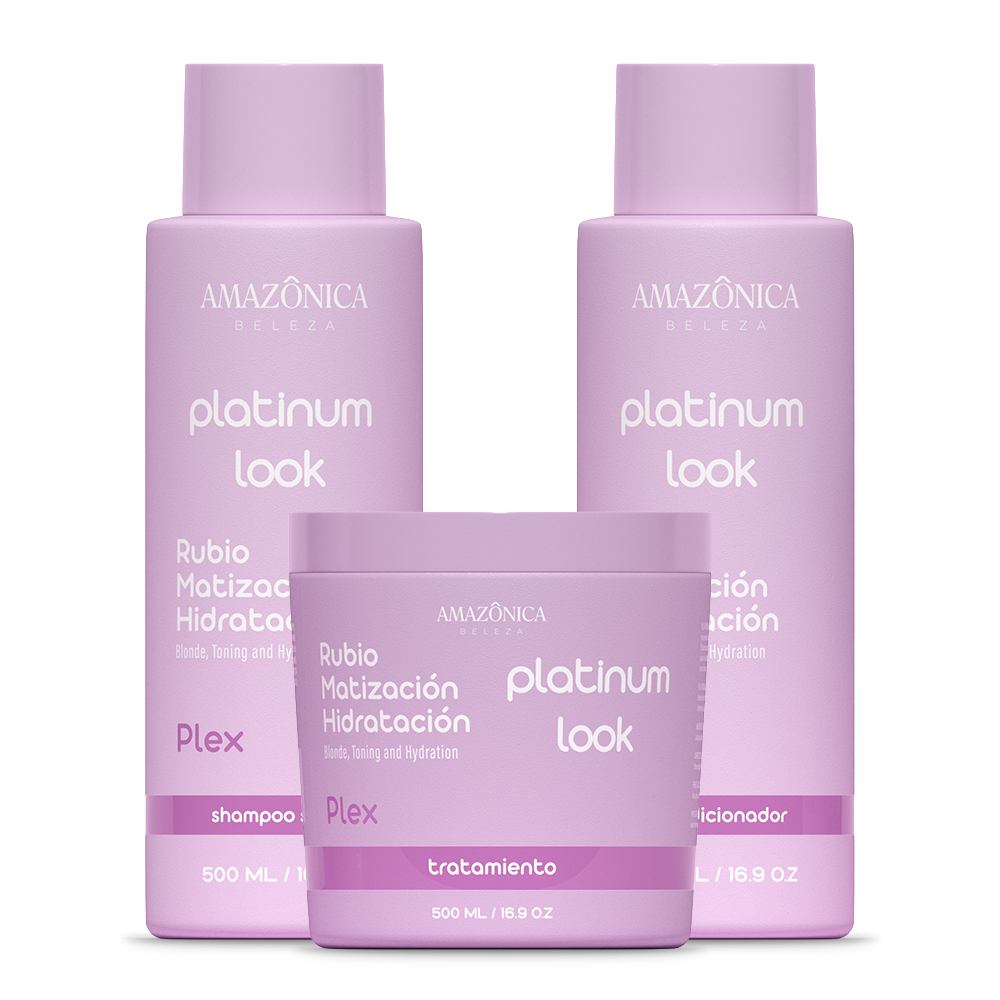 Kit Platinum Look, Repara y Matiza el Pelo Rubio