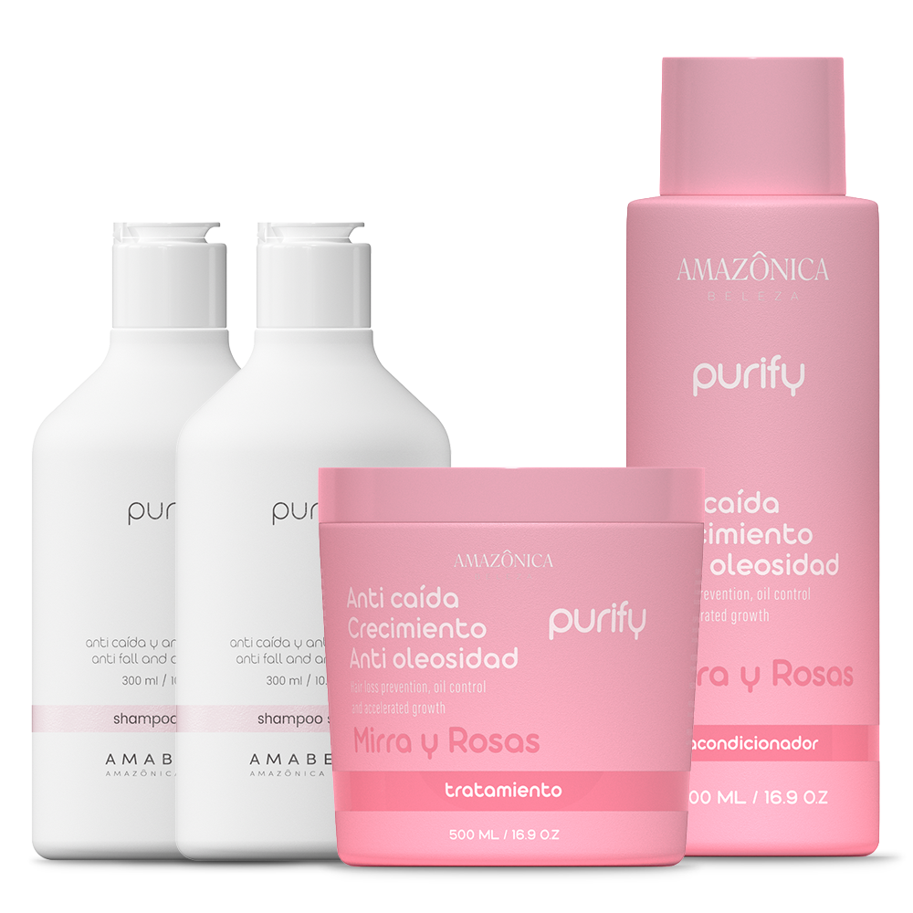 PREVENTA Kit Purify, anticaida, antioleosidad y nutrición