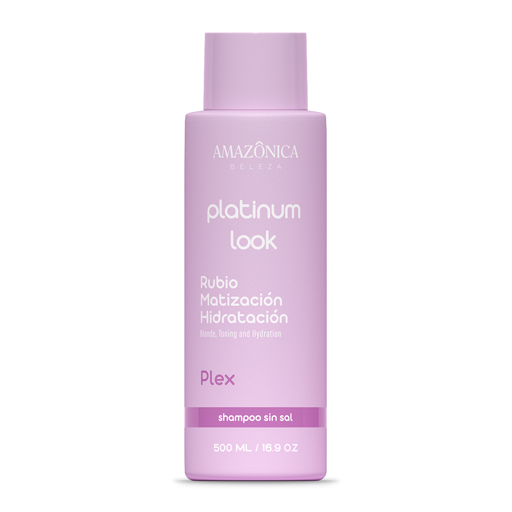 Shampoo Platinum Look  Repara y Matiza el Pelo Rubio