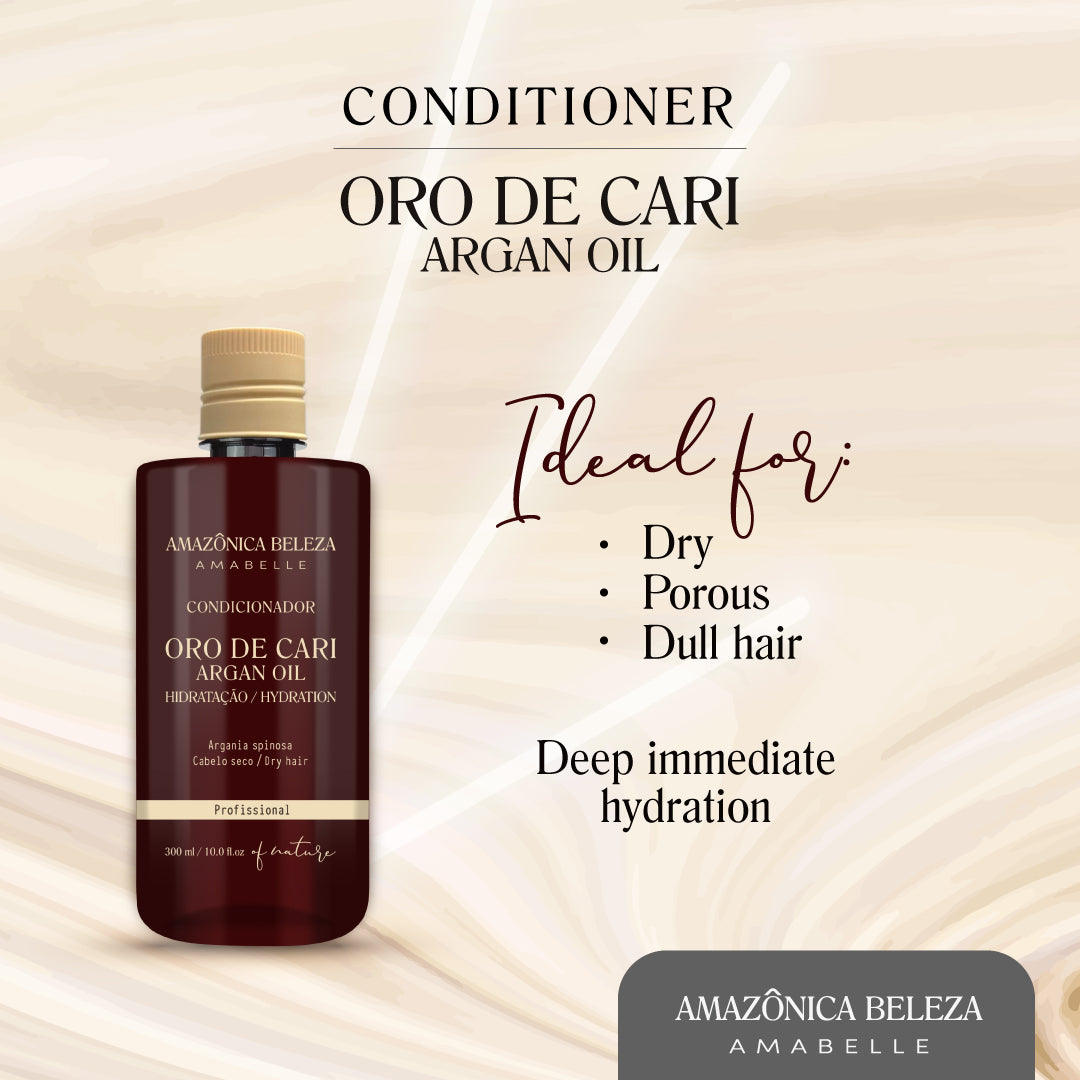 SHAMPOO Y ACONDICIONADOR ORO DE CARI, HIDRATACION