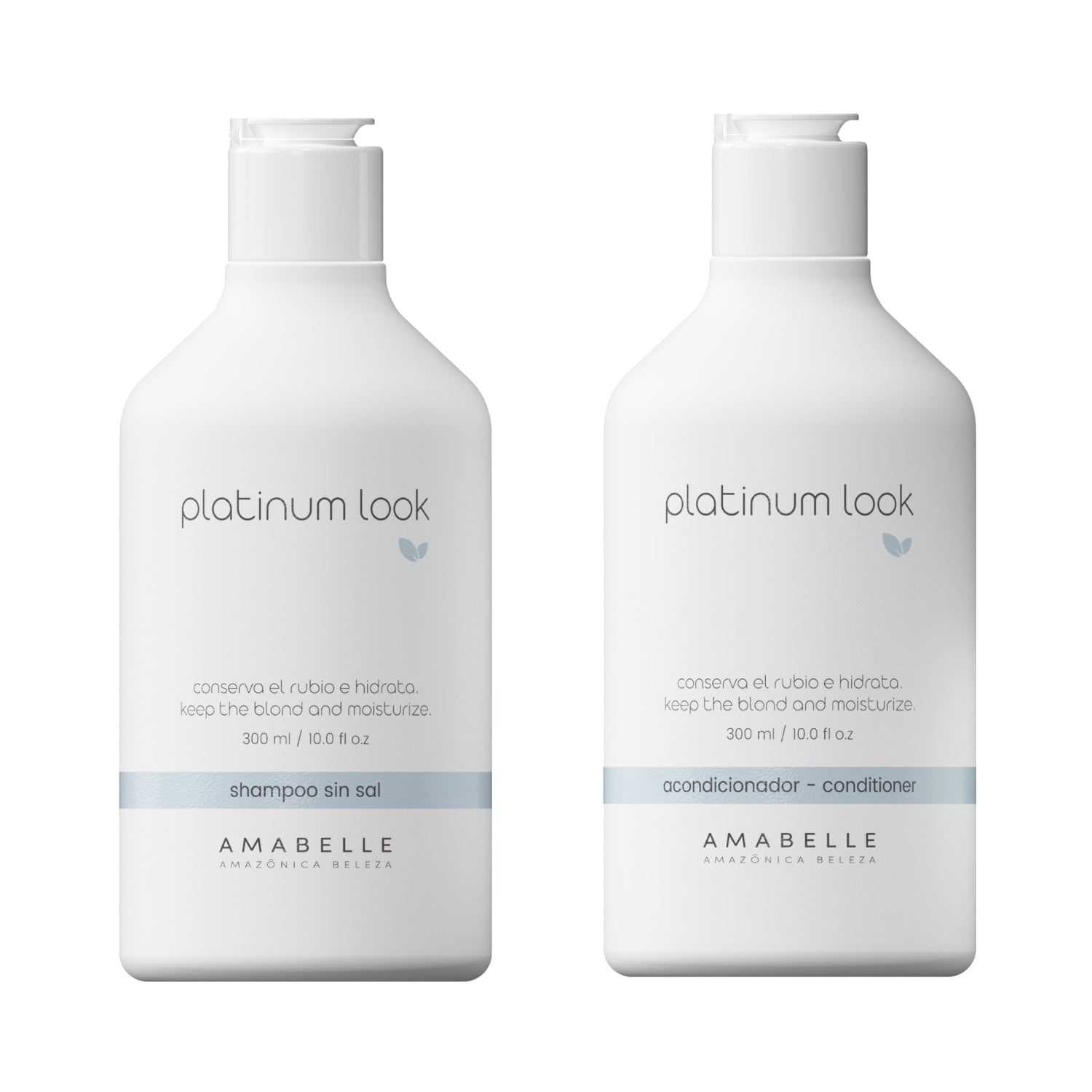 SHAMPOO Y ACONDICIONADOR PARA RUBIAS PLATINUM LOOK