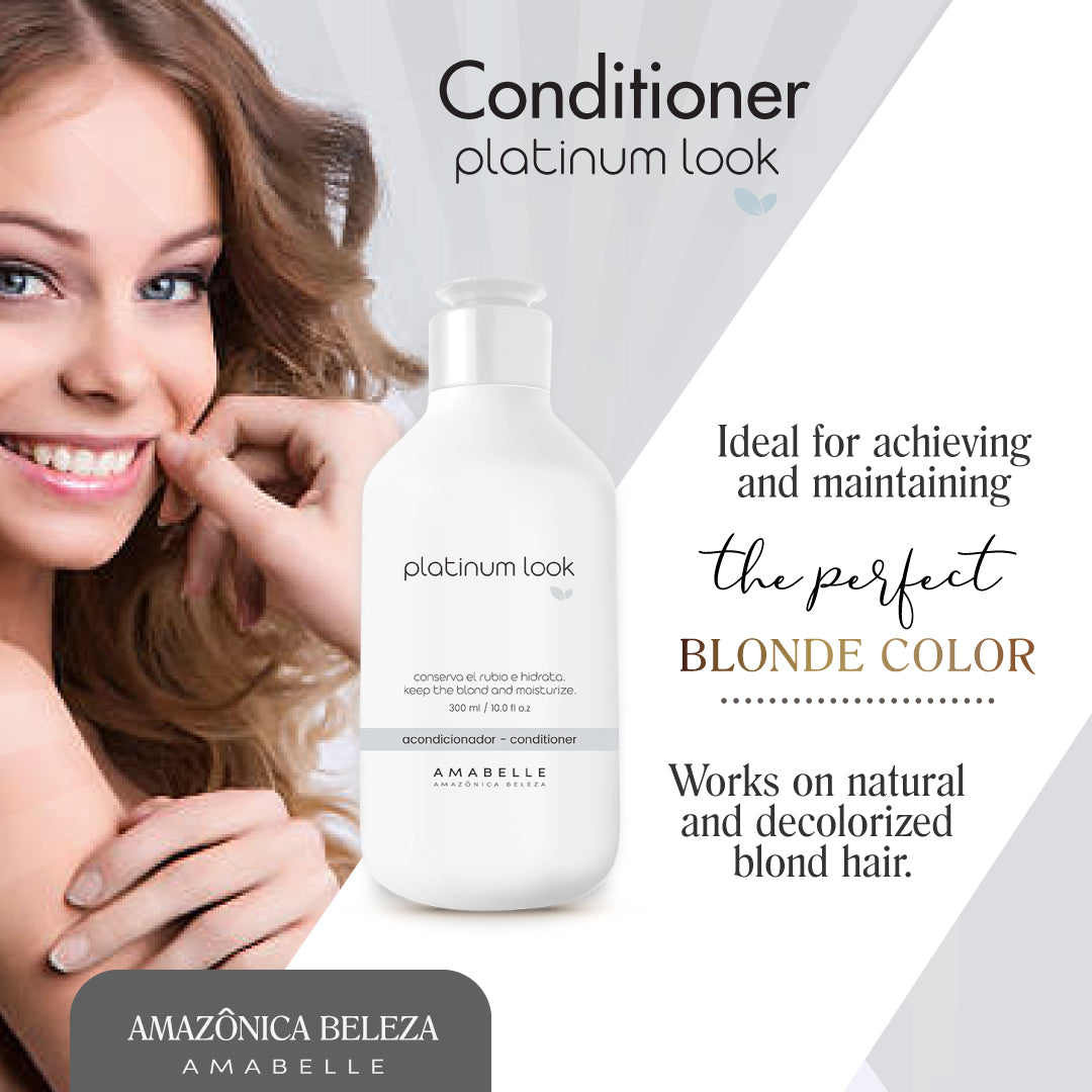 SHAMPOO Y ACONDICIONADOR PARA RUBIAS PLATINUM LOOK