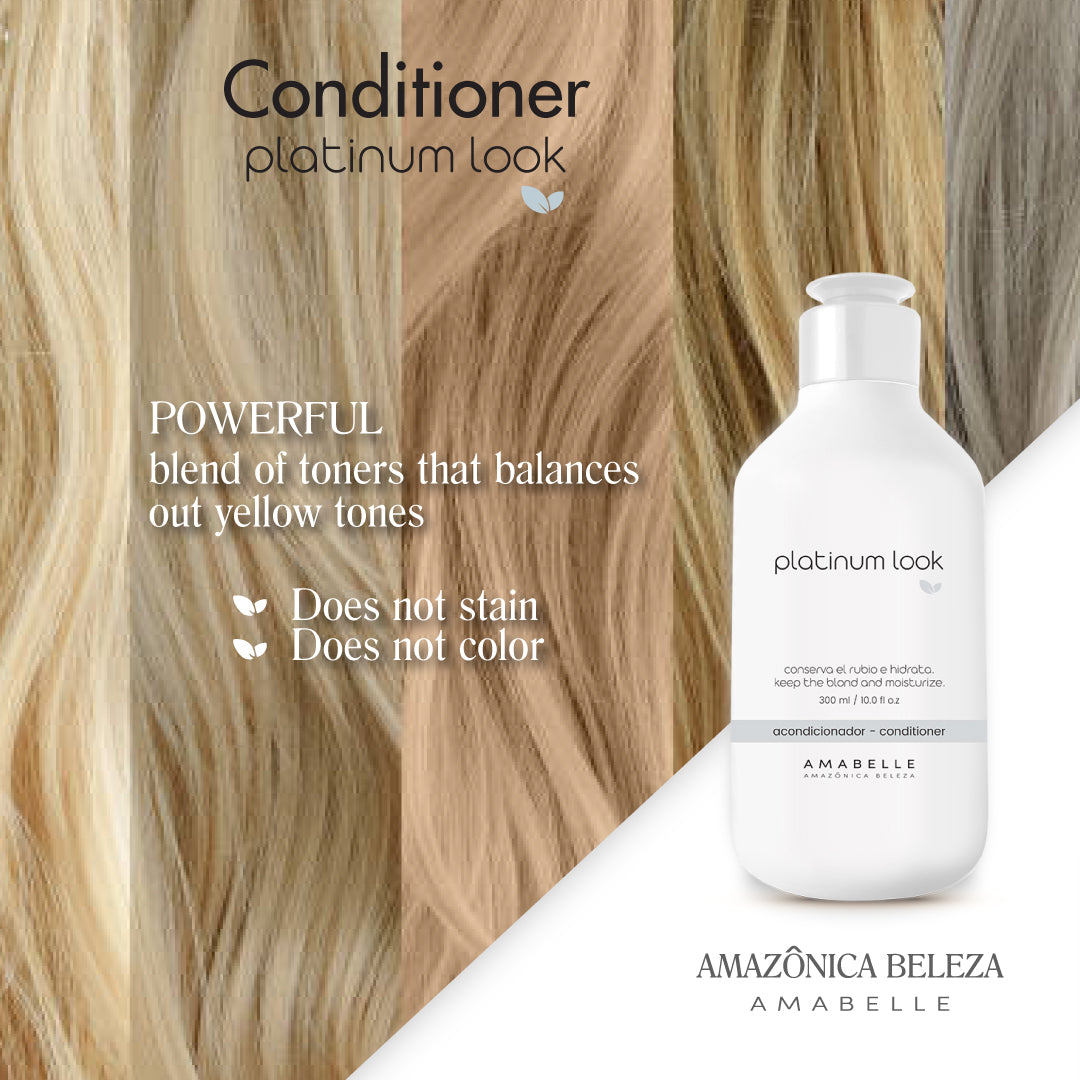 SHAMPOO Y ACONDICIONADOR PARA RUBIAS PLATINUM LOOK