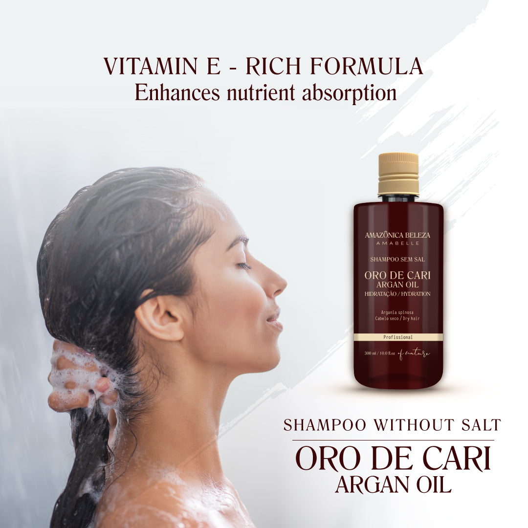 SHAMPOO Y ACONDICIONADOR ORO DE CARI, HIDRATACION