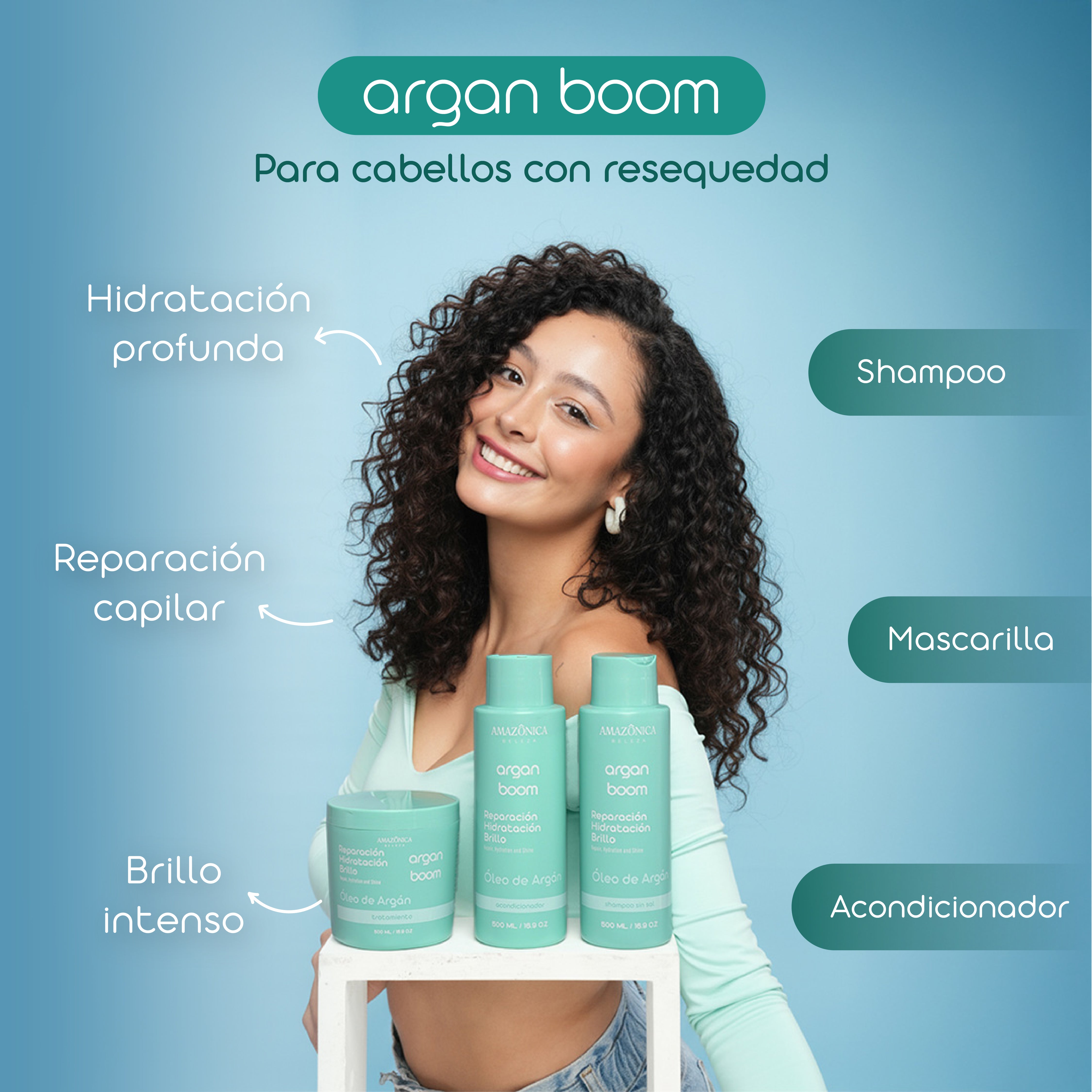Kit Argan Boom, Hidratación