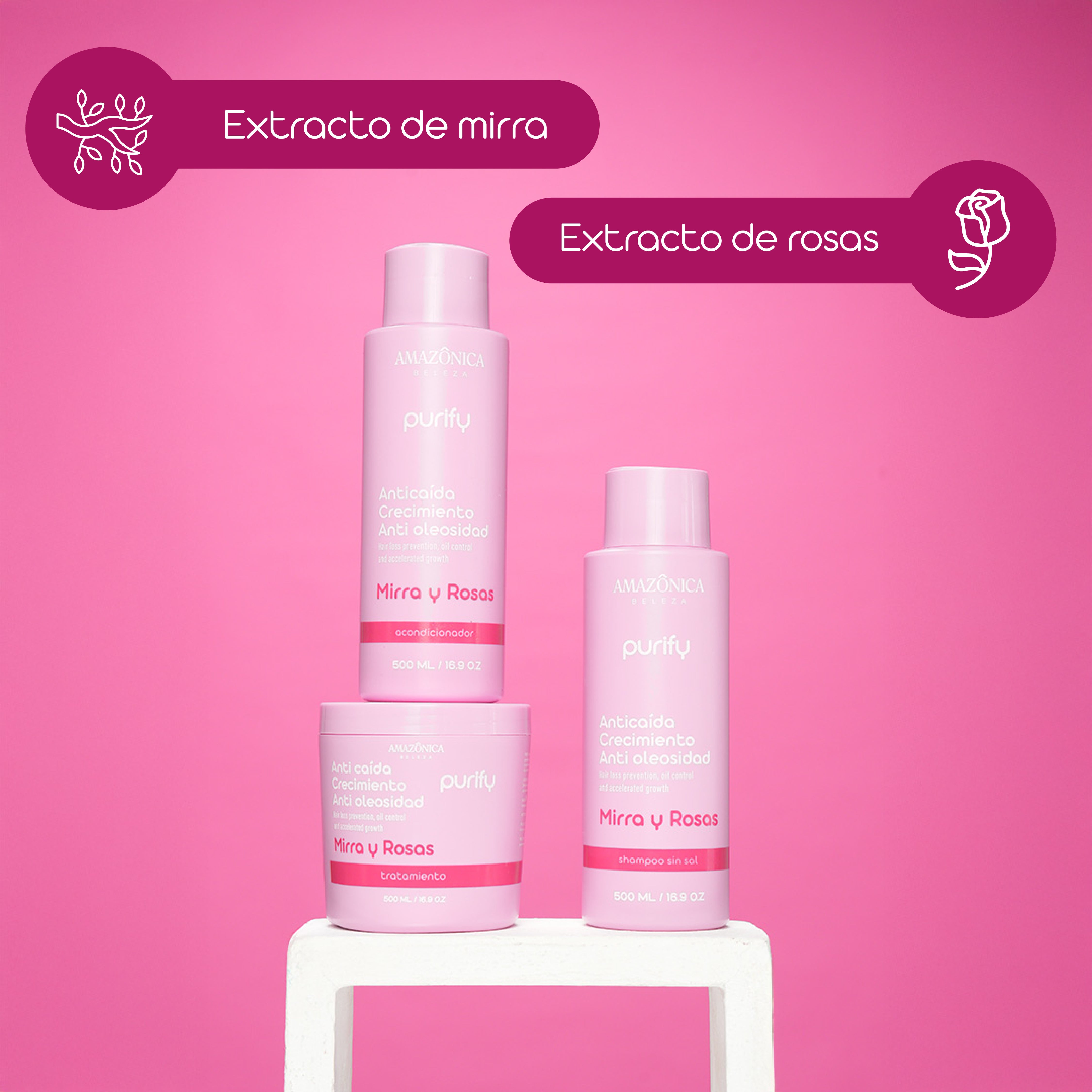 Kit Purify, anticaida, antioleosidad y nutrición
