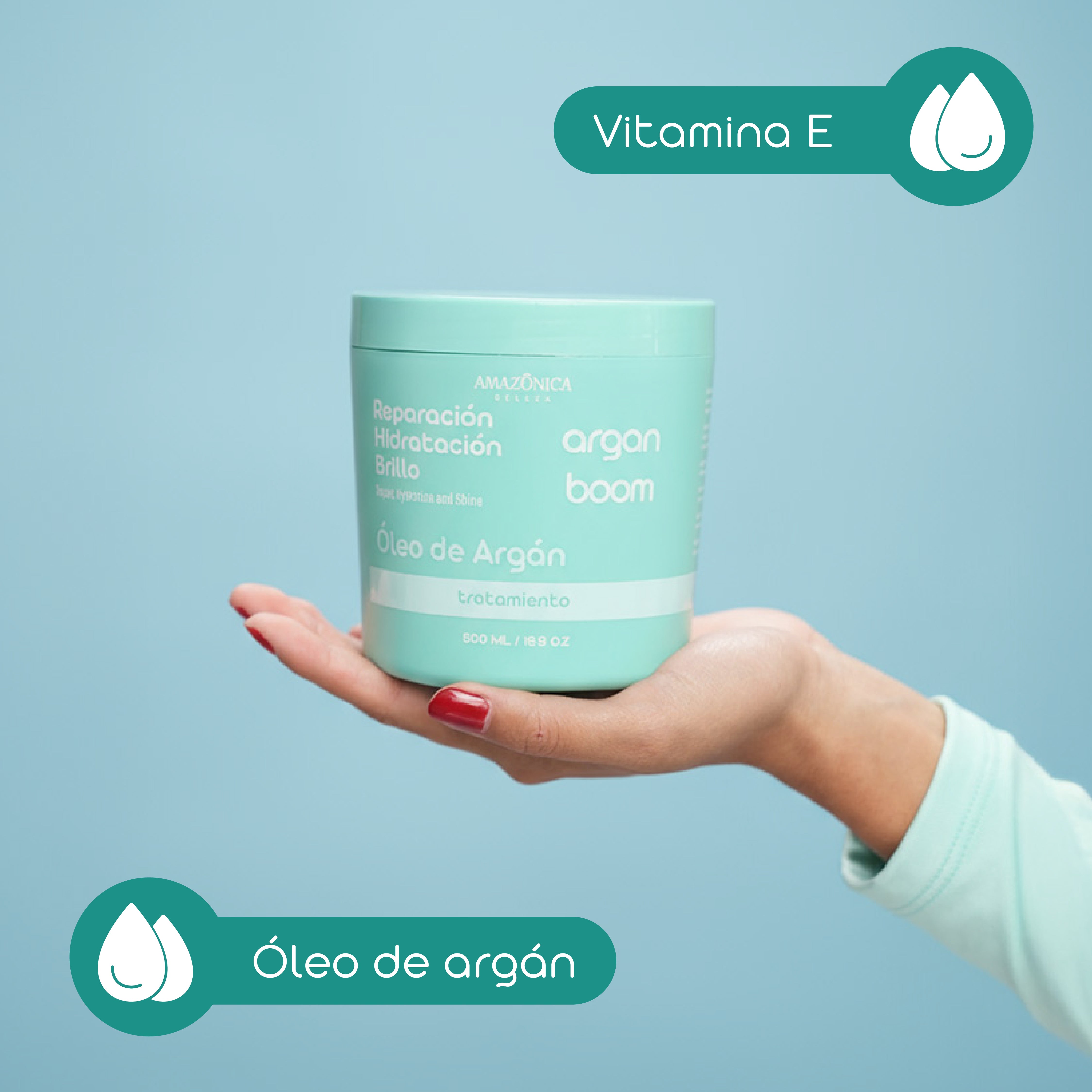 Kit Argan Boom, Hidratación