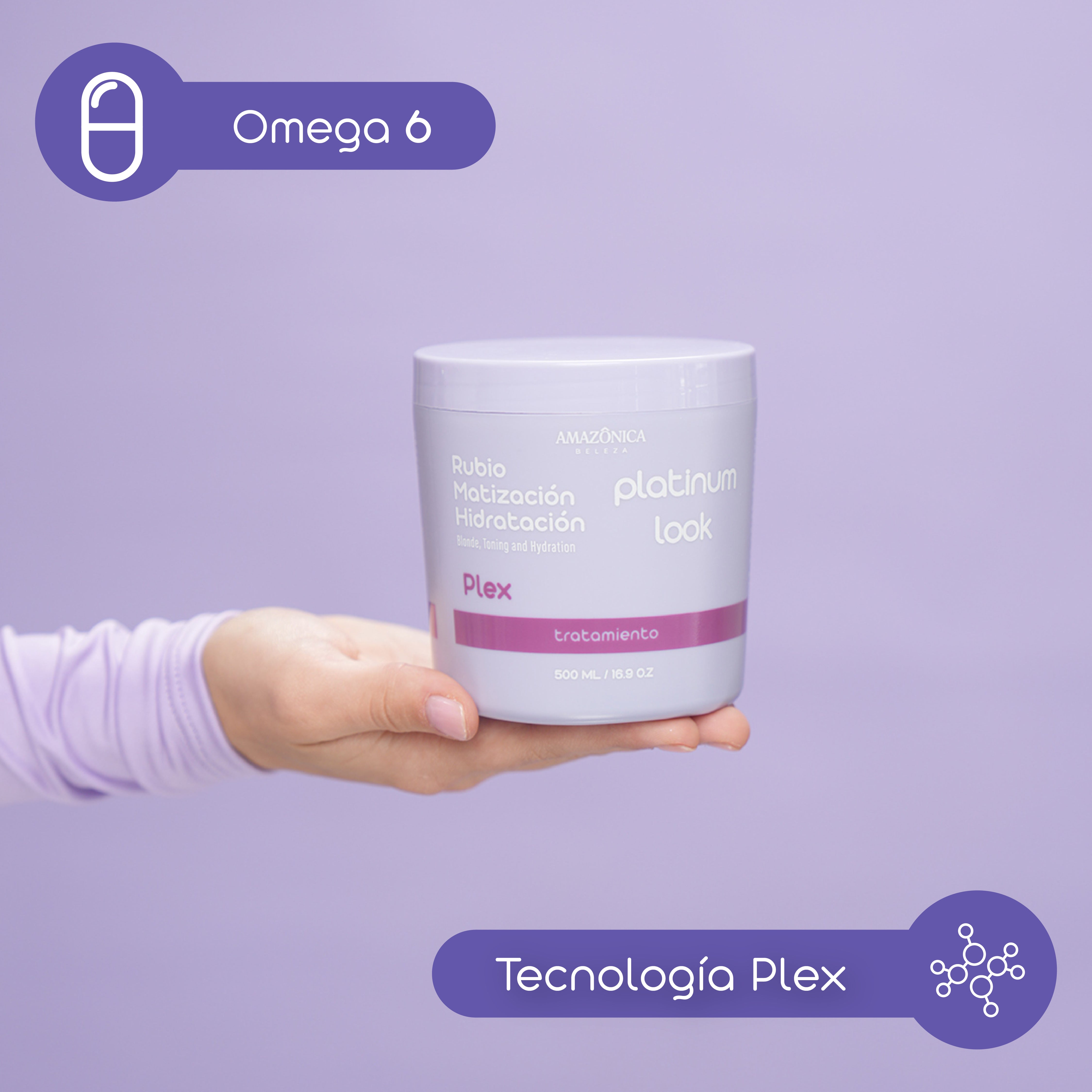 Kit Platinum Look, Repara y Matiza el Pelo Rubio