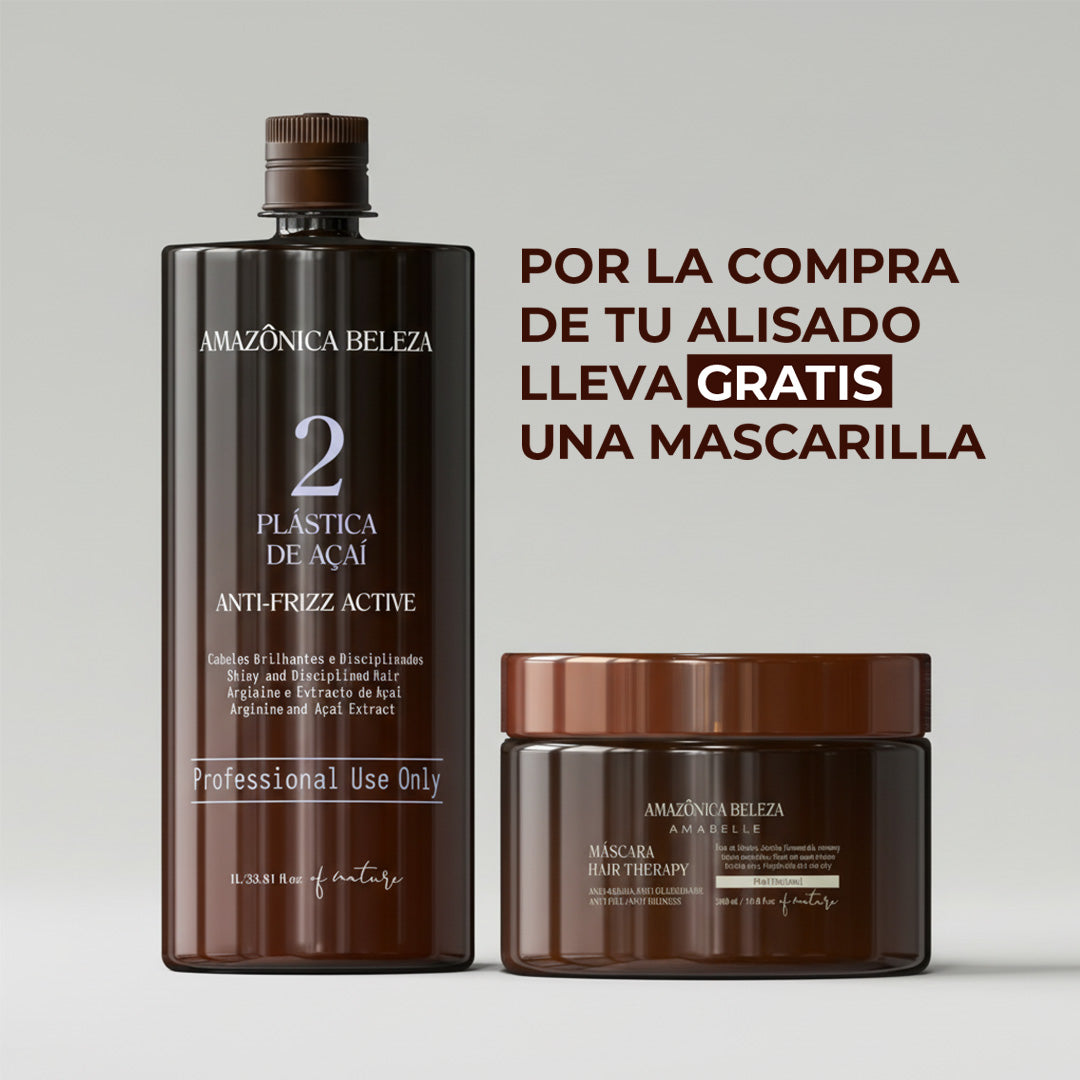 Activo Alisante o Keratina de Acaí, Para Pelo Bien Tratado