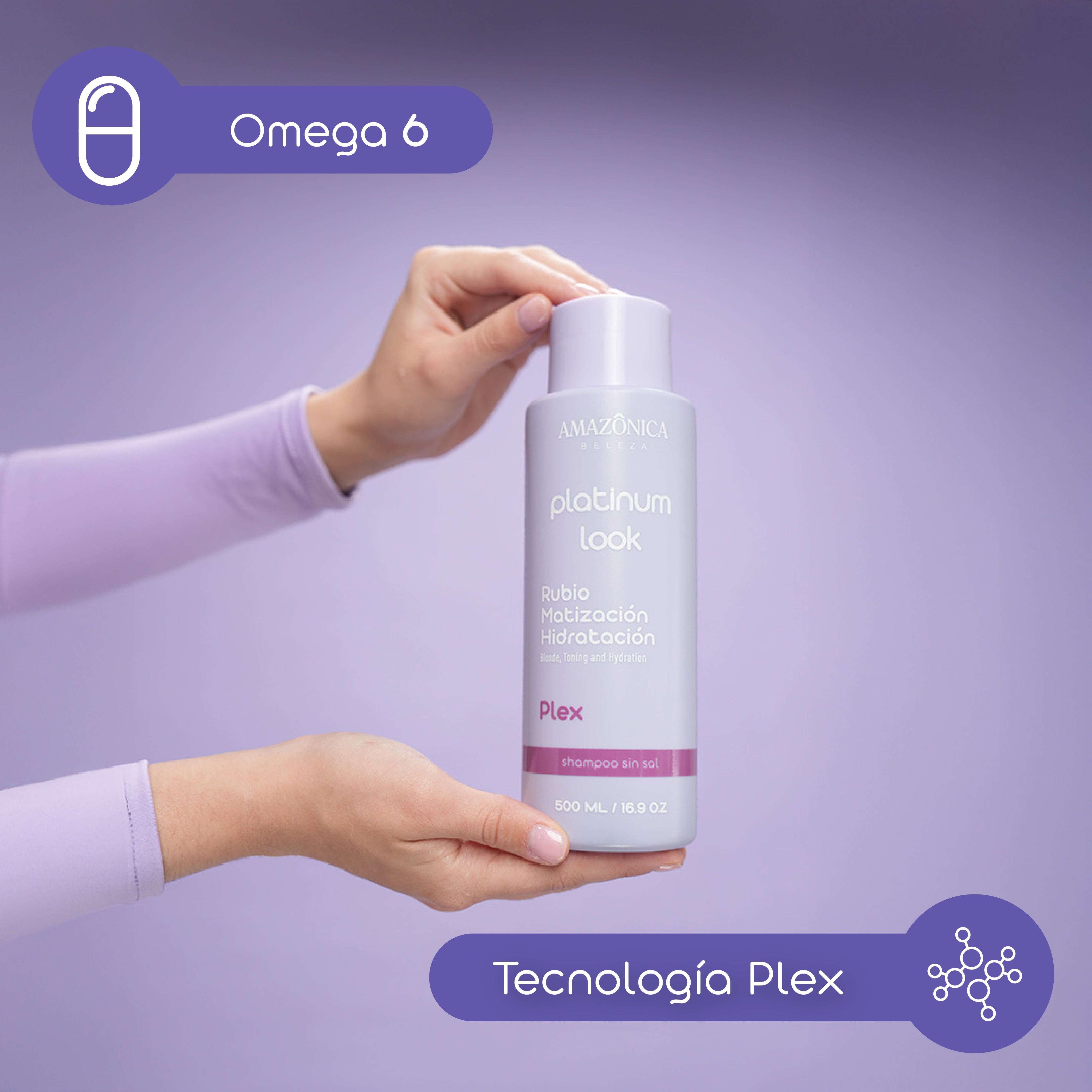 Kit Platinum Look, Repara y Matiza el Pelo Rubio