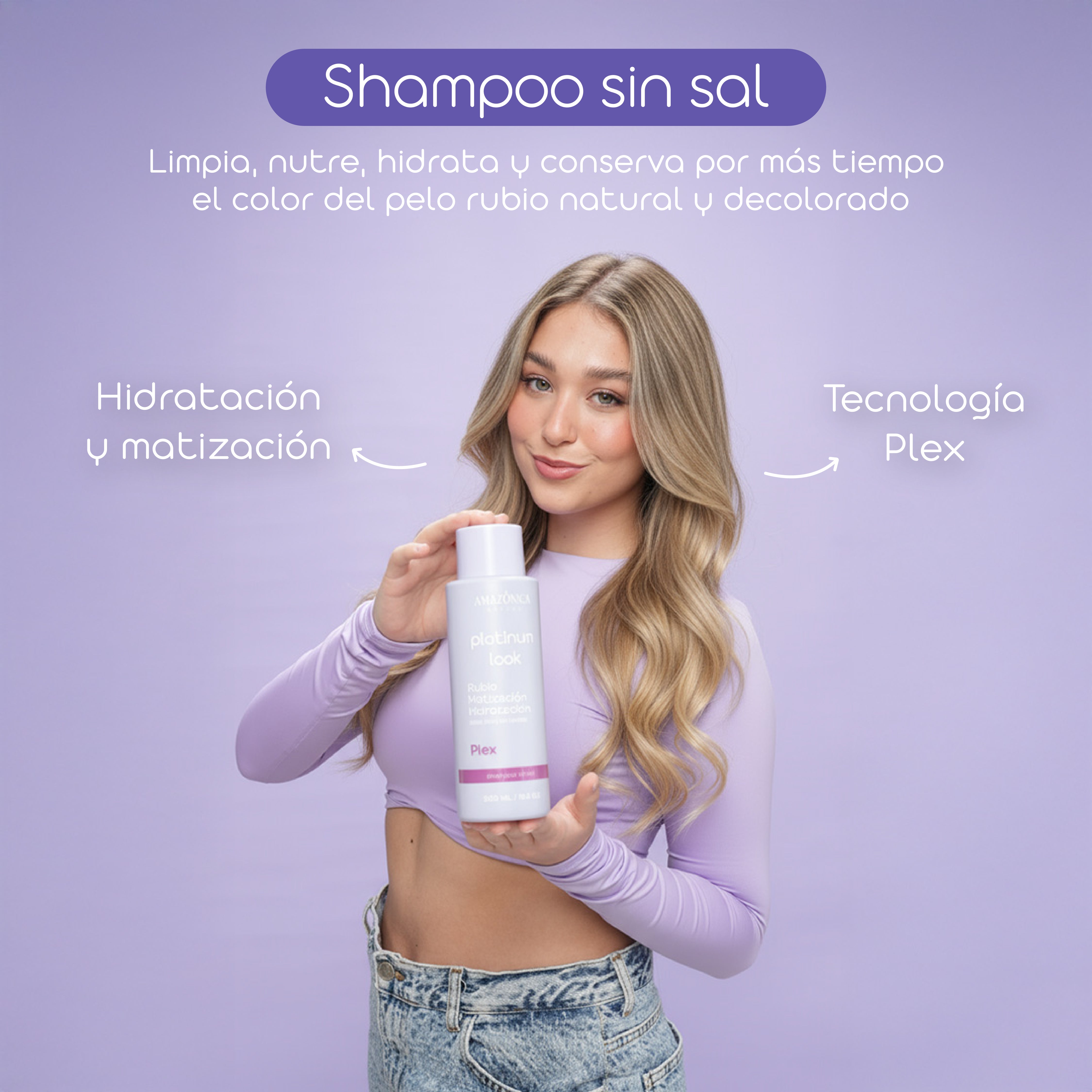 Kit Platinum Look, Repara y Matiza el Pelo Rubio