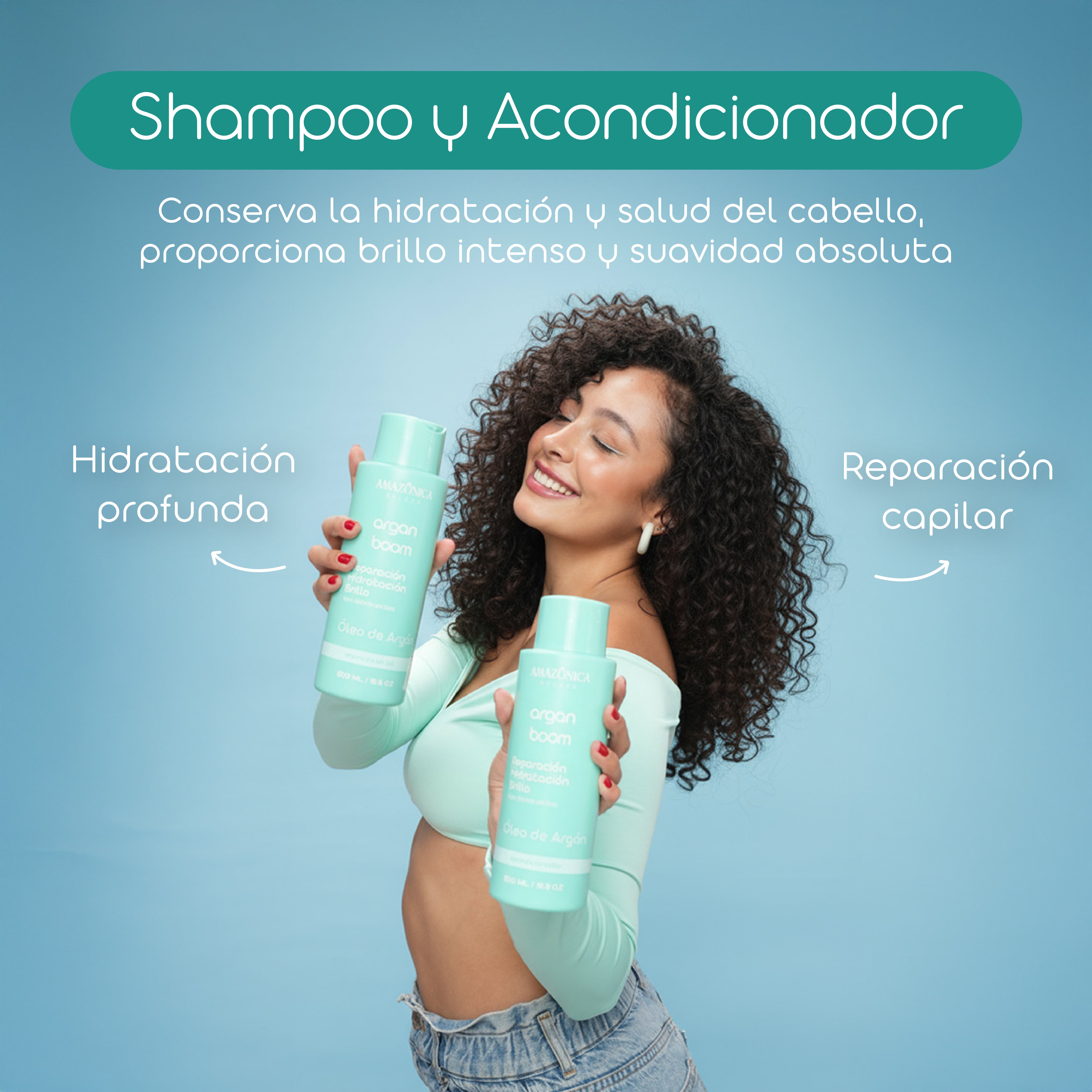 SHAMPOO Y ACONDICIONADOR  HIDRATACION  ARGAN BOOM