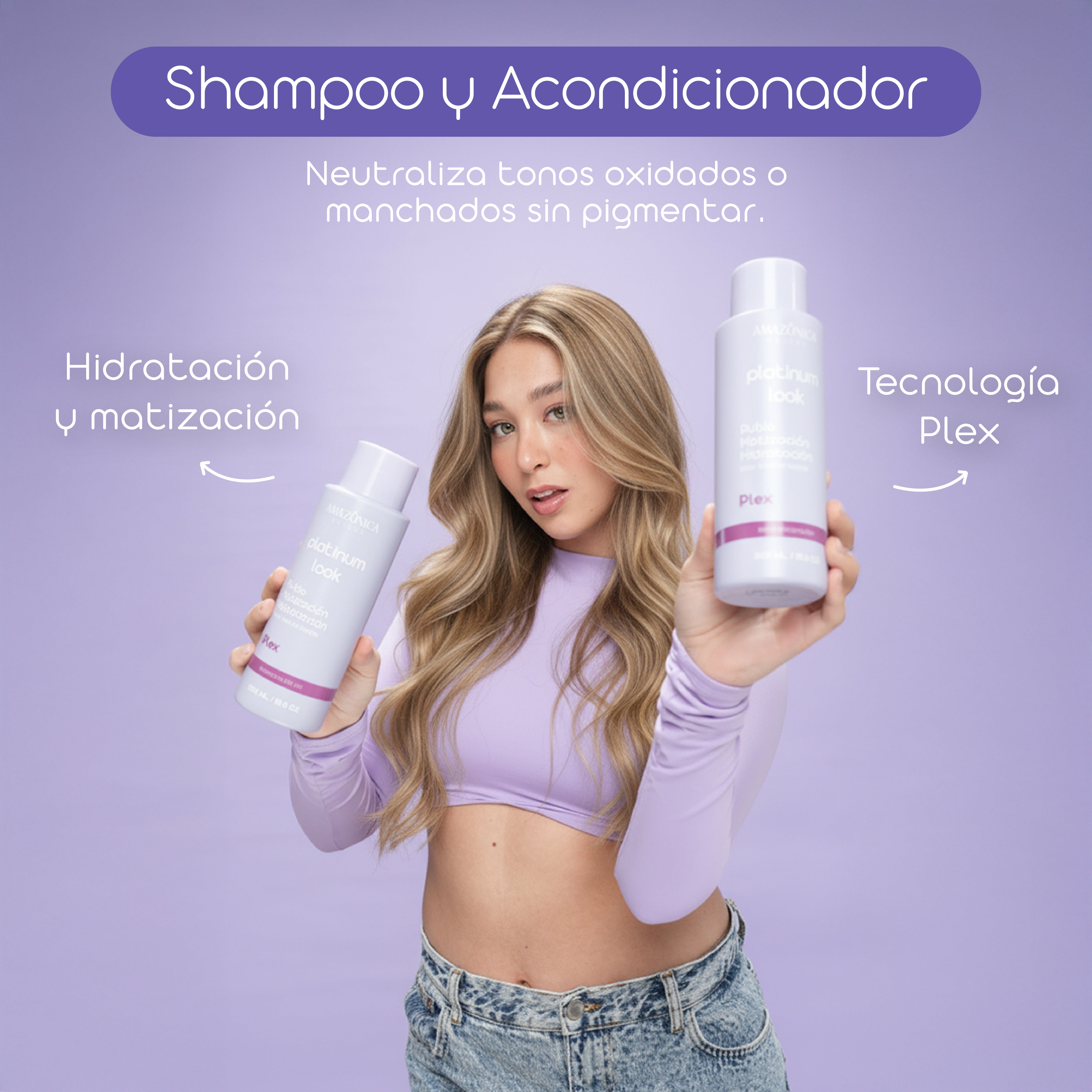 Kit Platinum Look, Repara y Matiza el Pelo Rubio